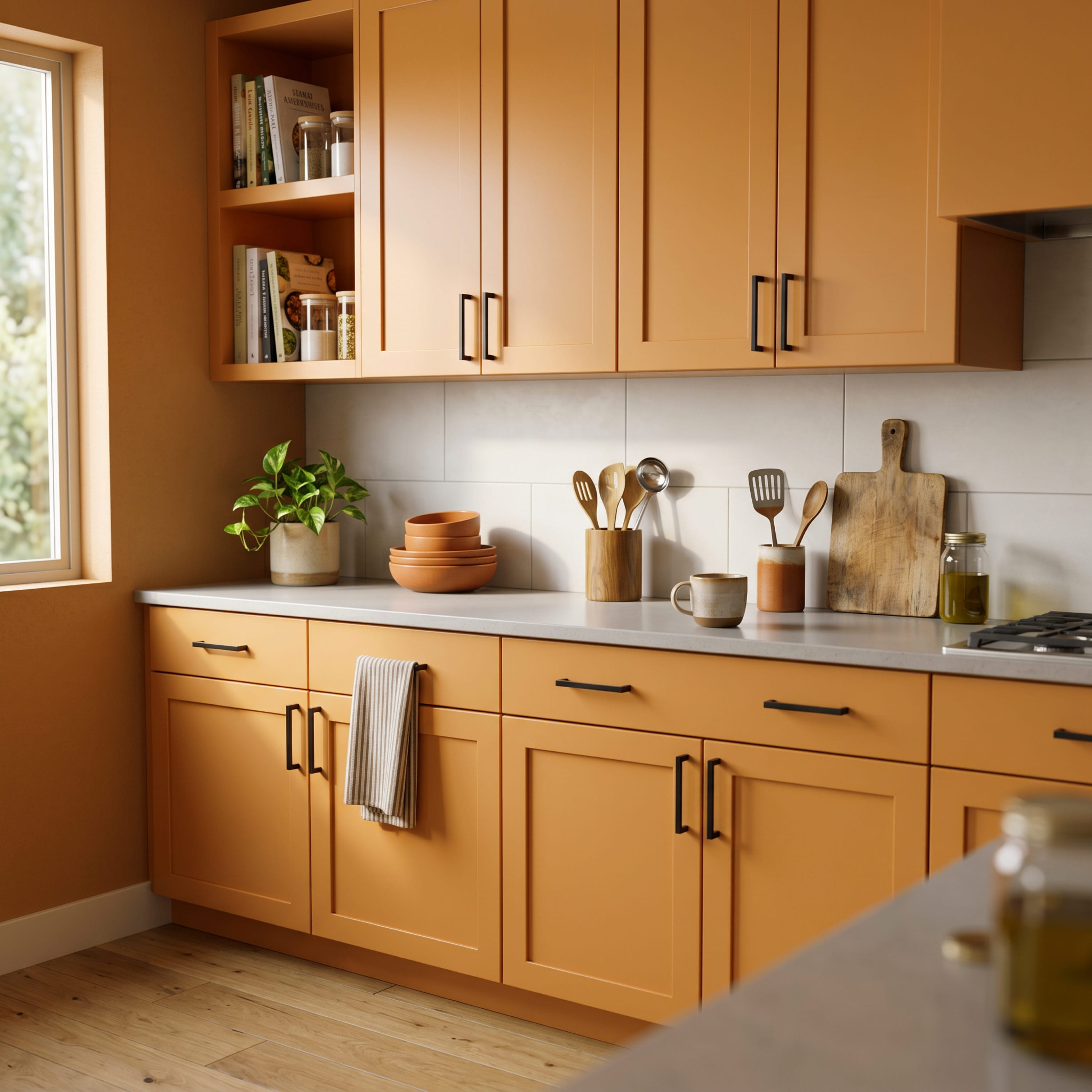 ECO Möbellack Orange wie Aprikose ECO Möbellack Orange wie Aprikose