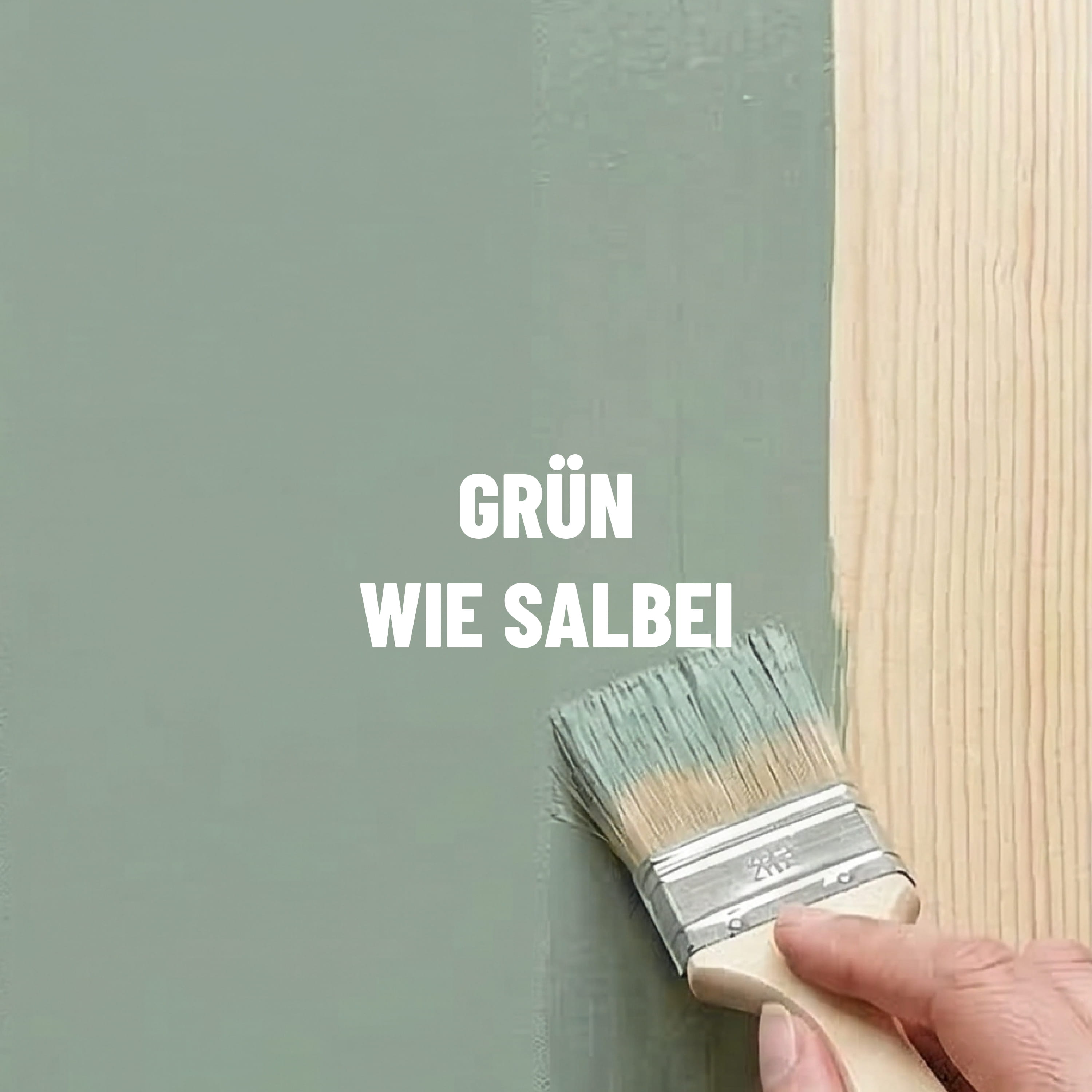 ECO Möbellack Grün wie Salbei