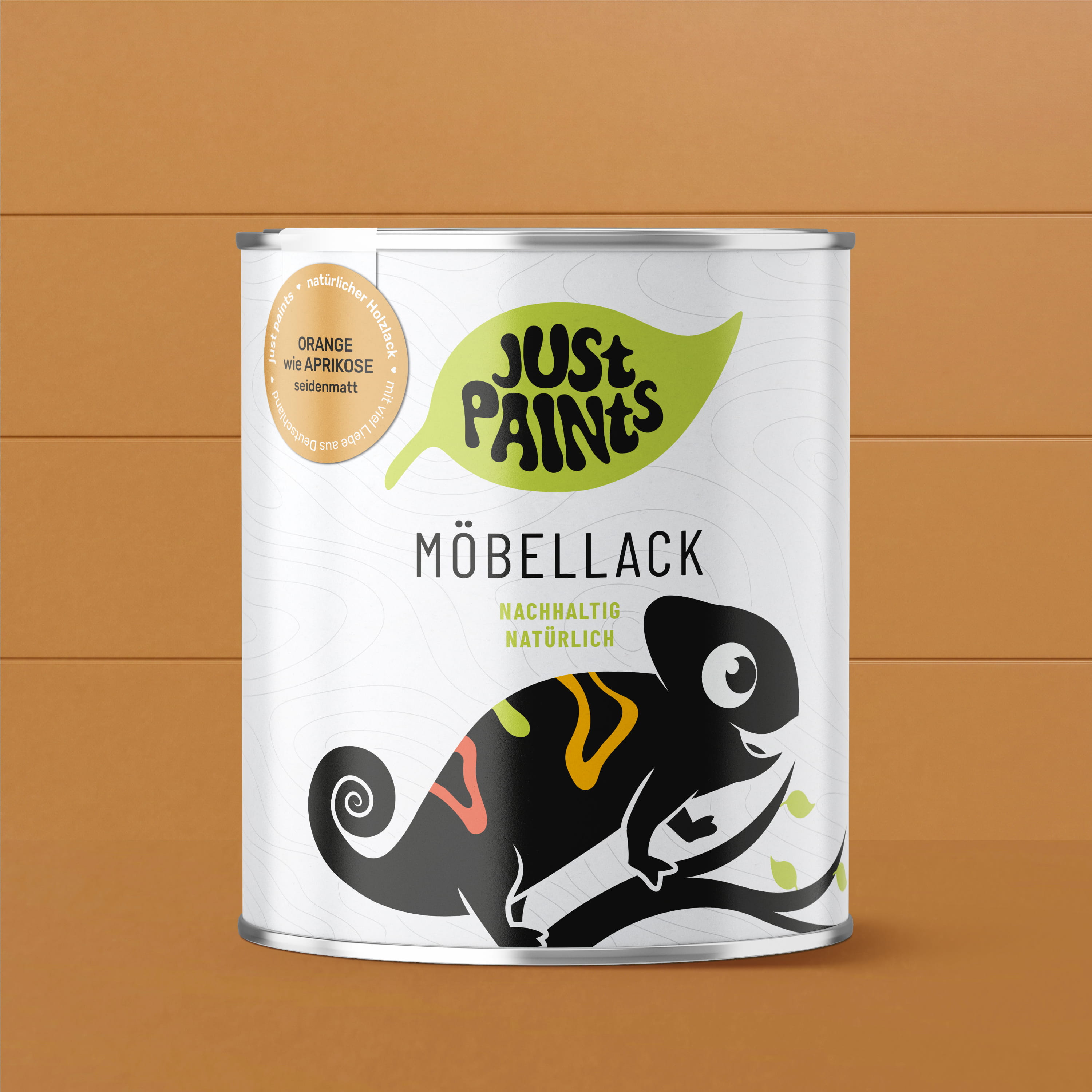ECO Möbellack Orange wie Aprikose ECO Möbellack Orange wie Aprikose
