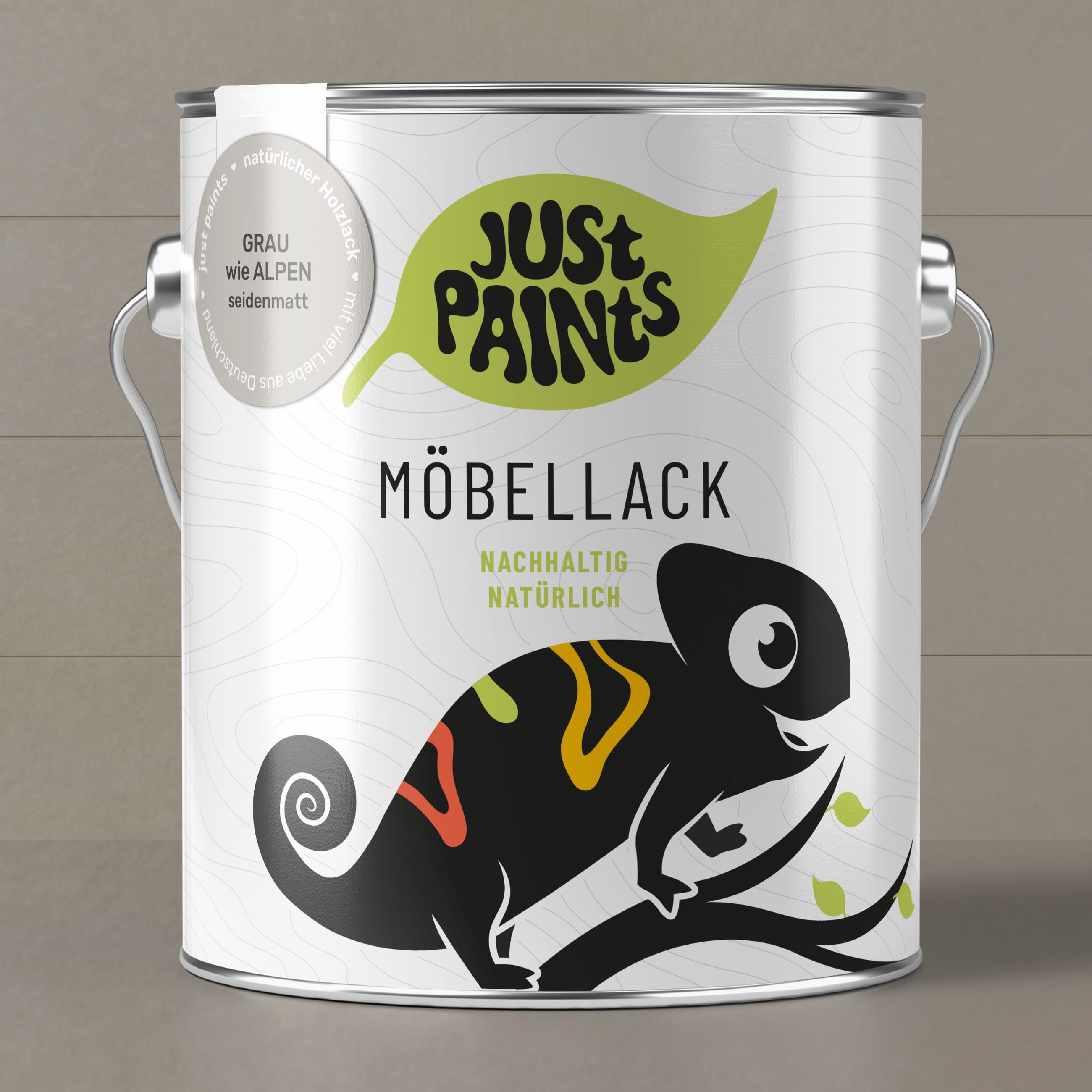 ECO Möbellack Grau wie Alpen