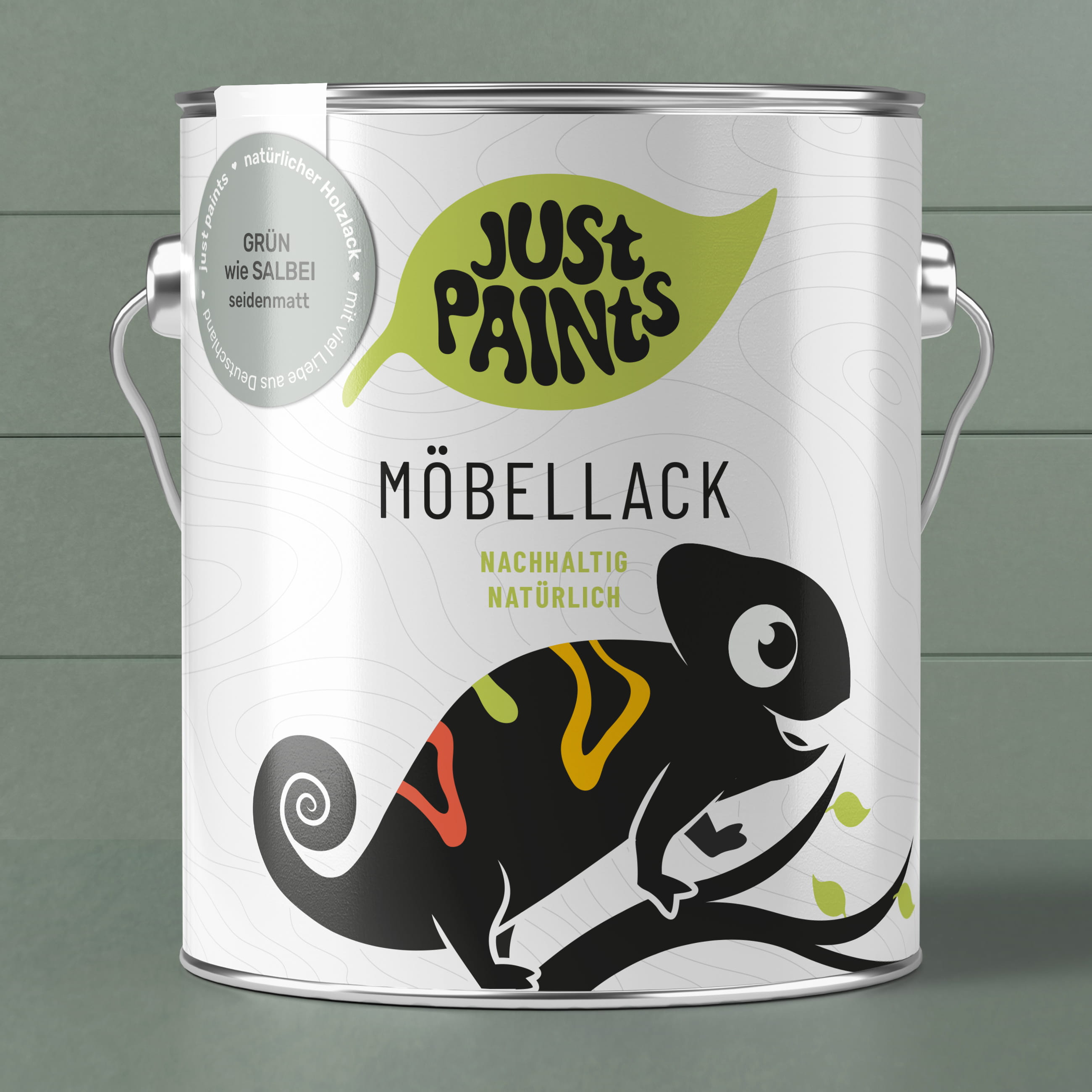 ECO Möbellack Grün wie Salbei