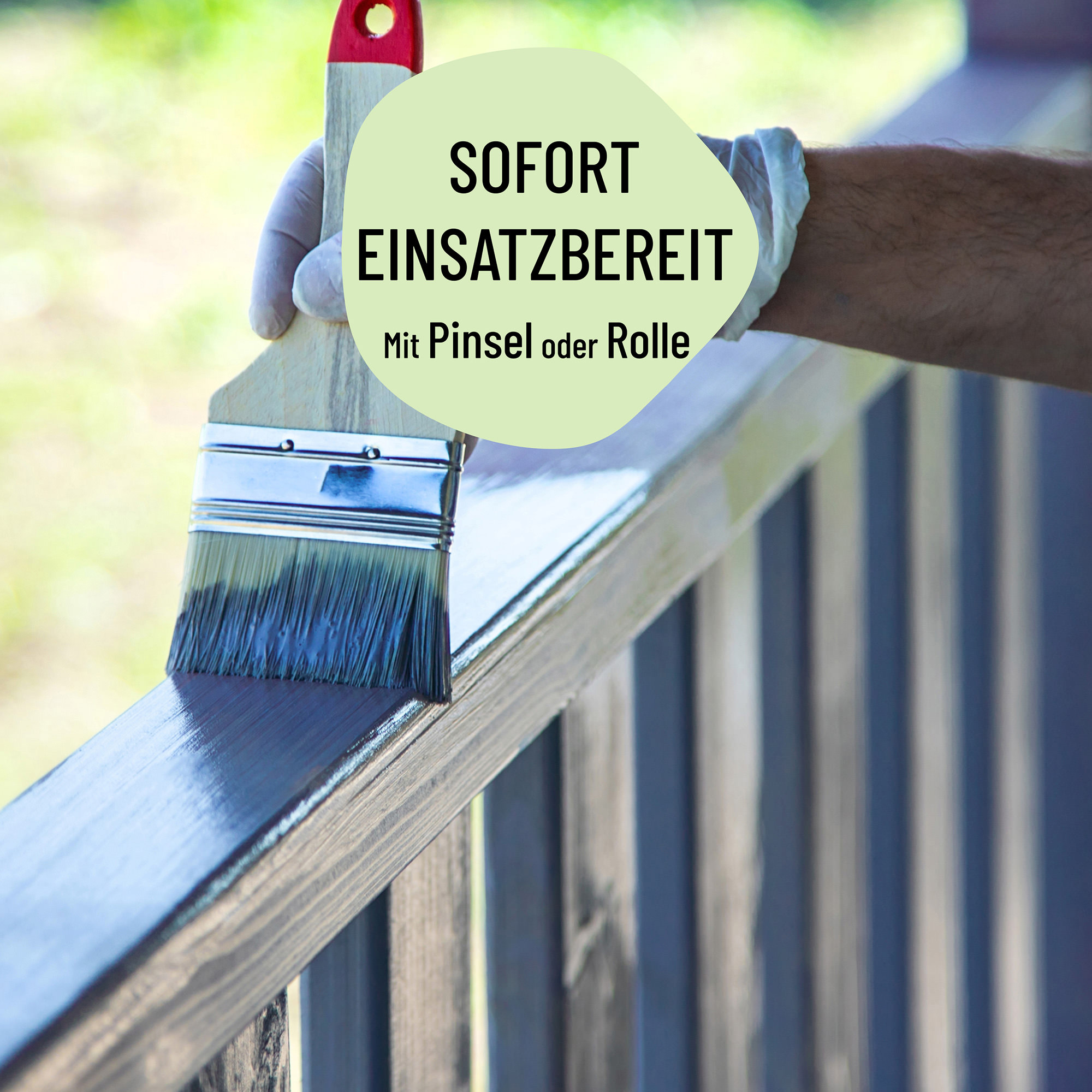 ECO Holzlasur Santorinblau