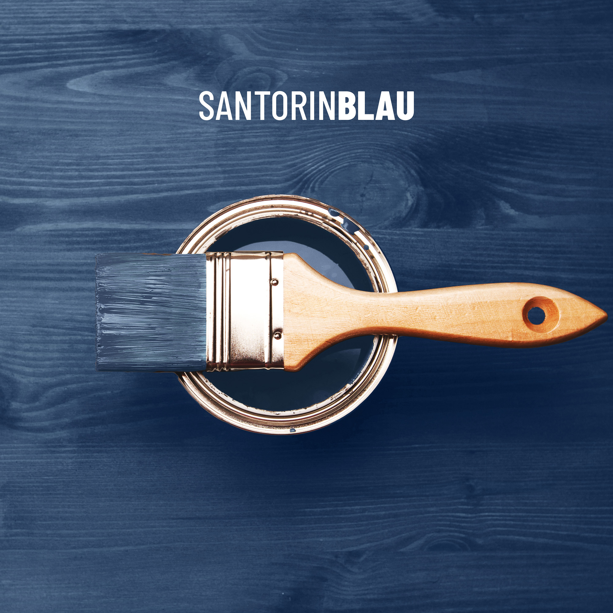 Holzlasur Santorinblau