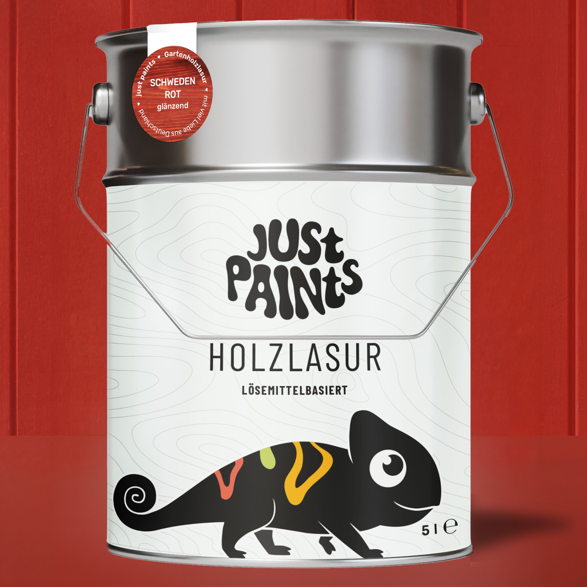 Holzlasur Schwedenrot