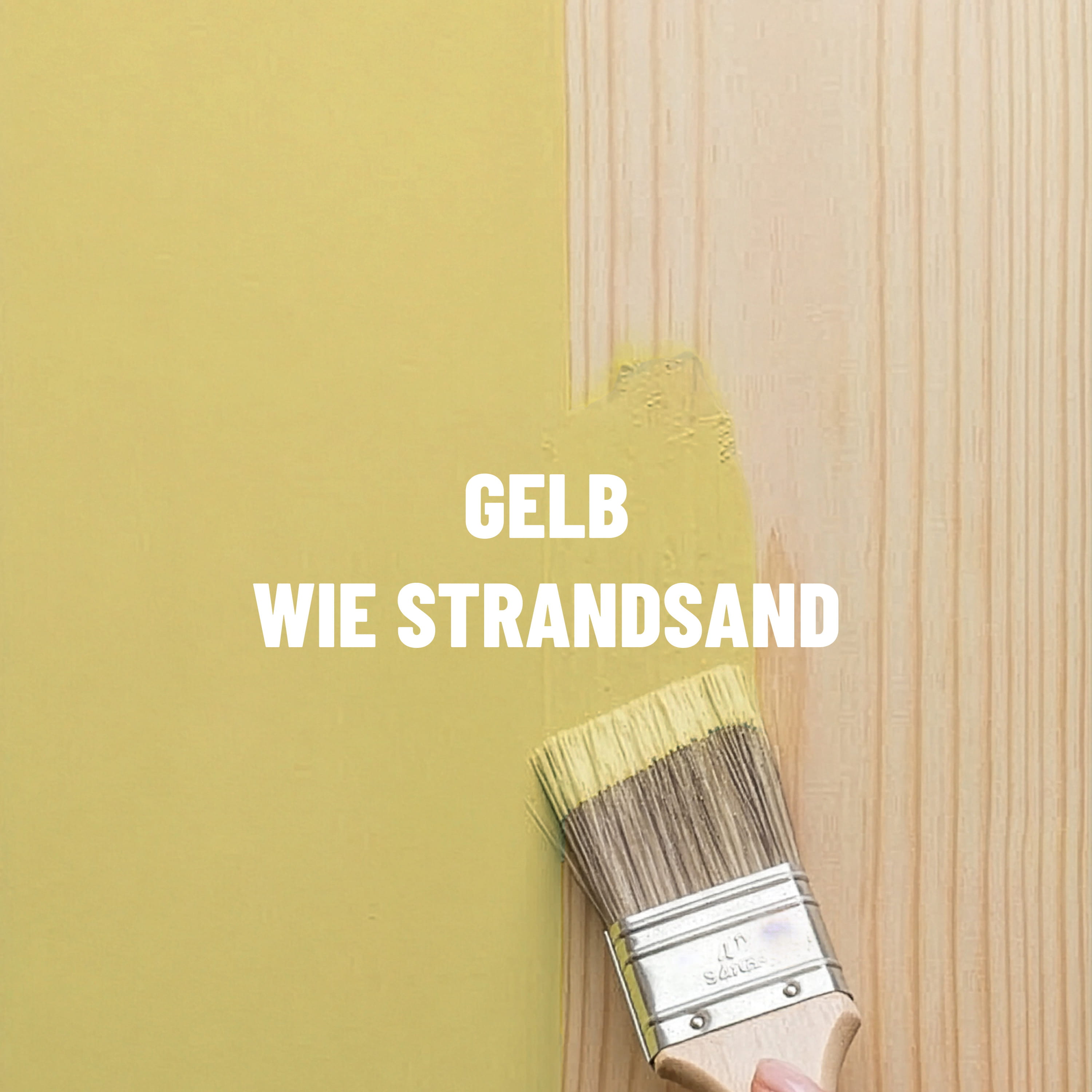 ECO Möbellack Gelb wie Strandsand ECO Möbellack Gelb wie Strandsand