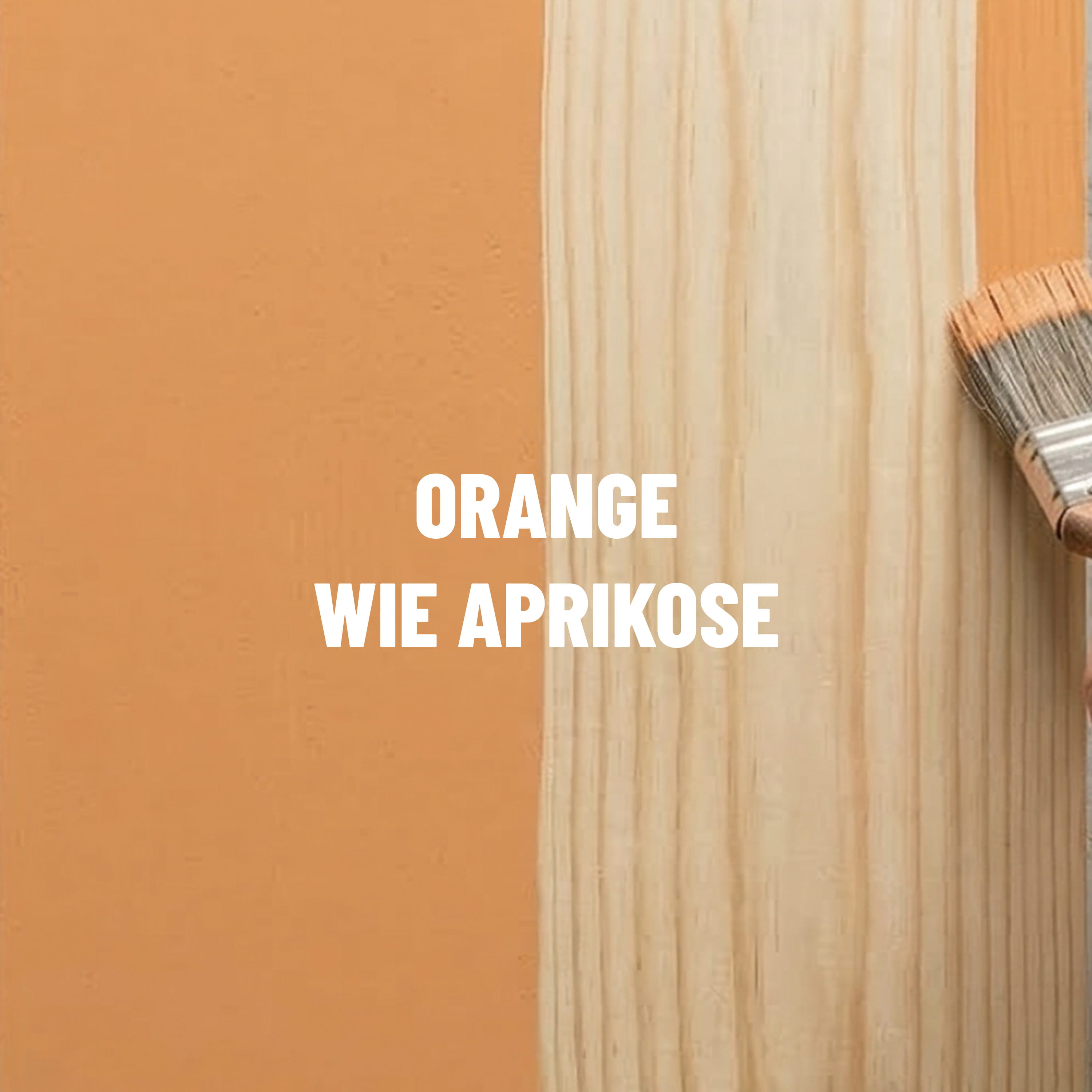 ECO Möbellack Orange wie Aprikose ECO Möbellack Orange wie Aprikose