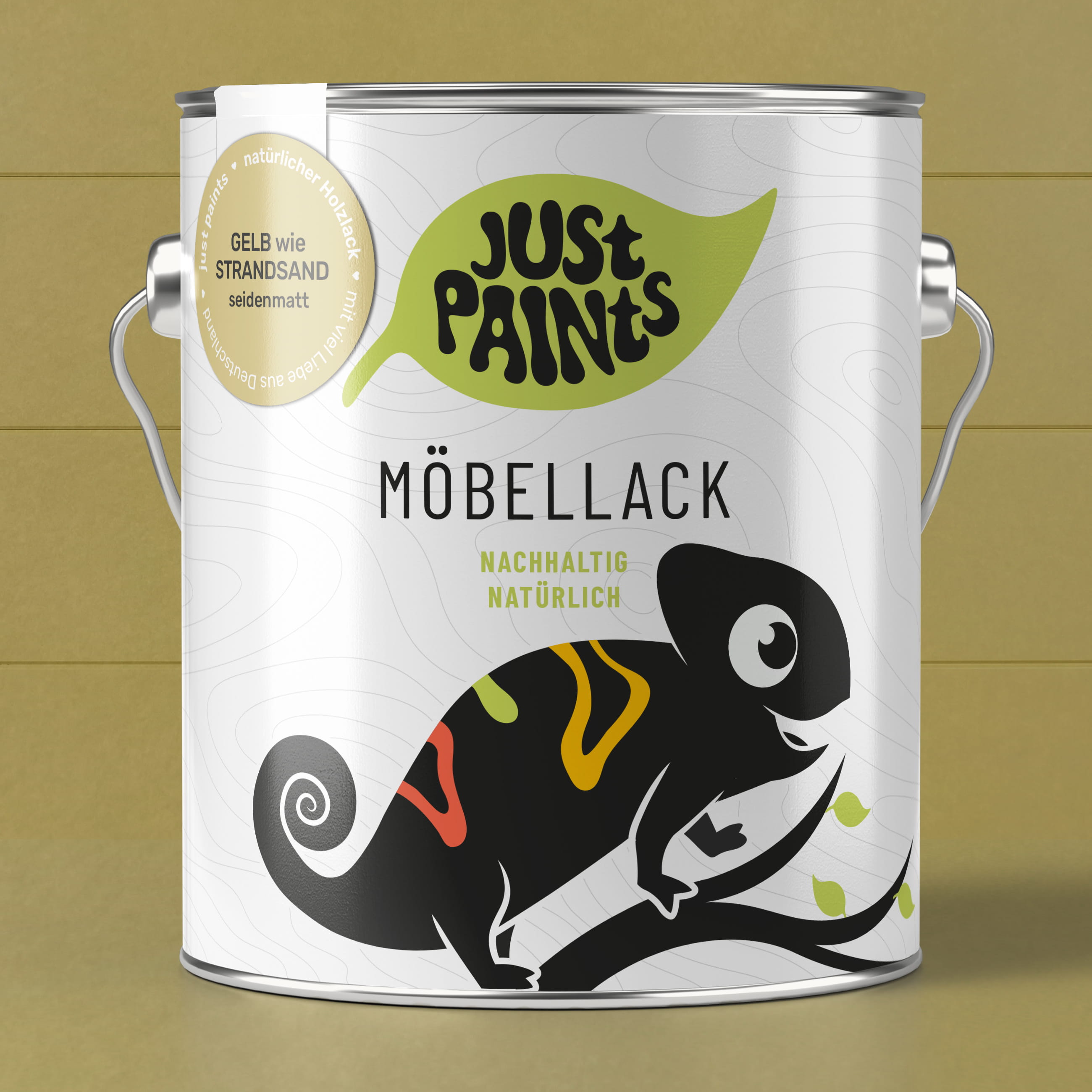 ECO Möbellack Gelb wie Strandsand