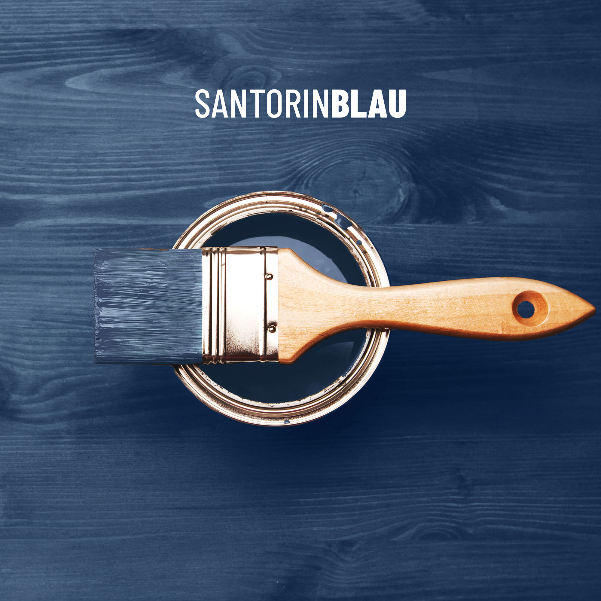 ECO Holzlasur Santorinblau