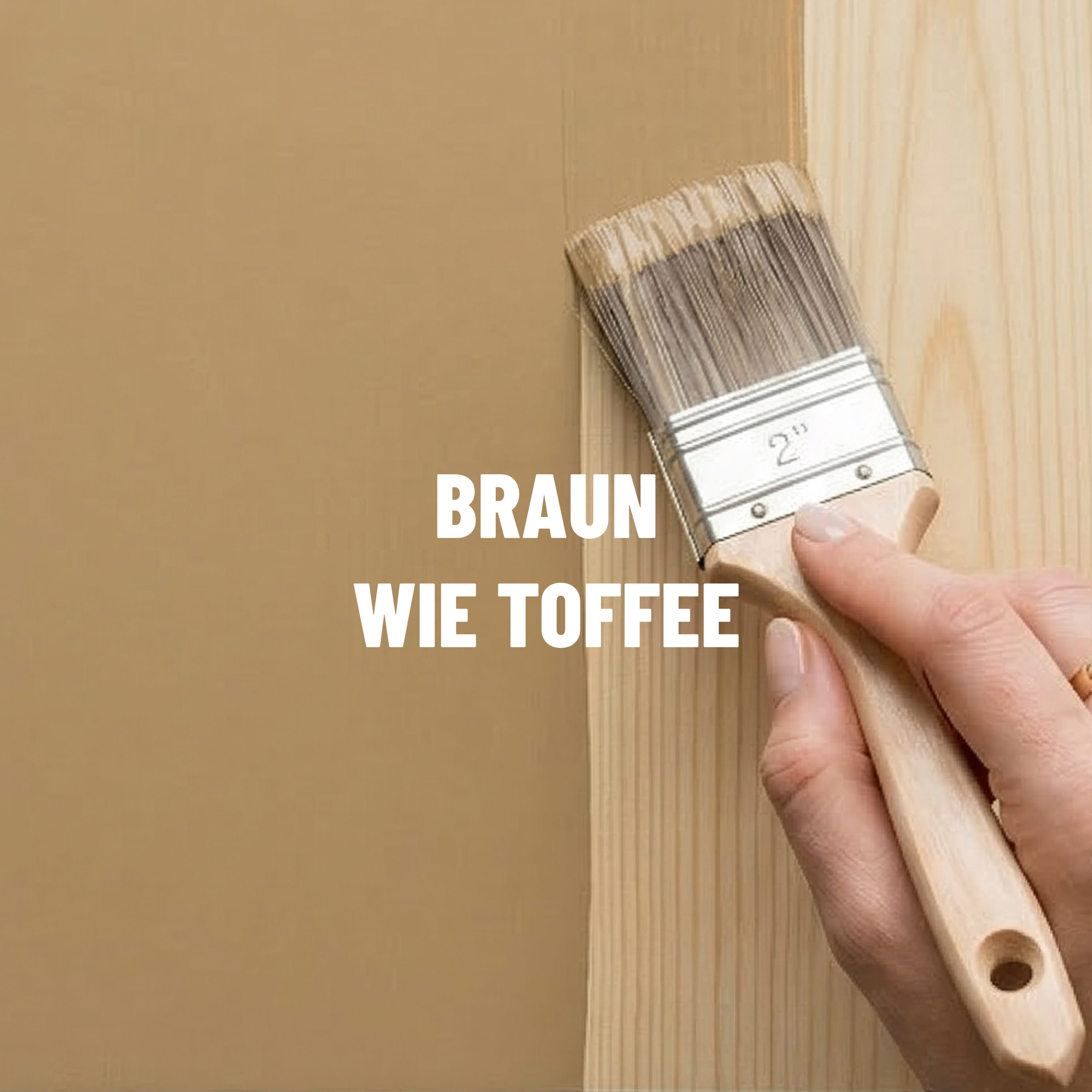 ECO Möbellack Braun wie Toffee ECO Möbellack Braun wie Toffee
